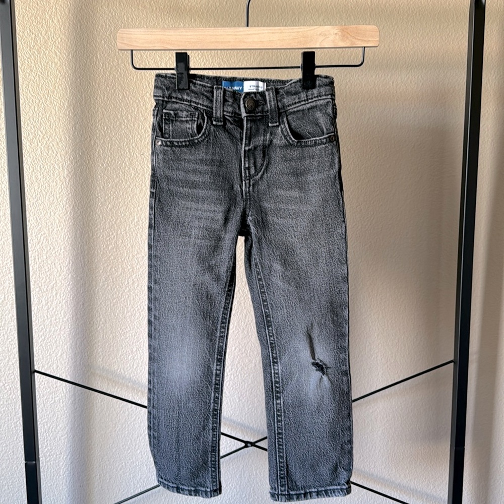 Old navy straight with adjustable waistband